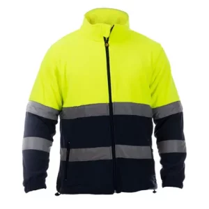 PLANET HV POLAR FLEECE YELLOW-NAVY
